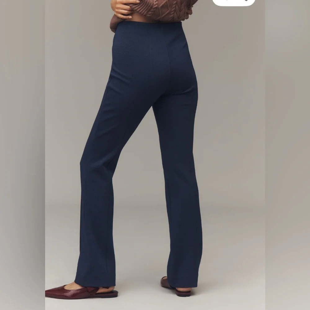 NWT Anthropologie Maeve Navy Trousers - Picture 2 of 4